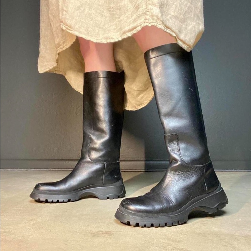 Prada Lug sole boots 38
